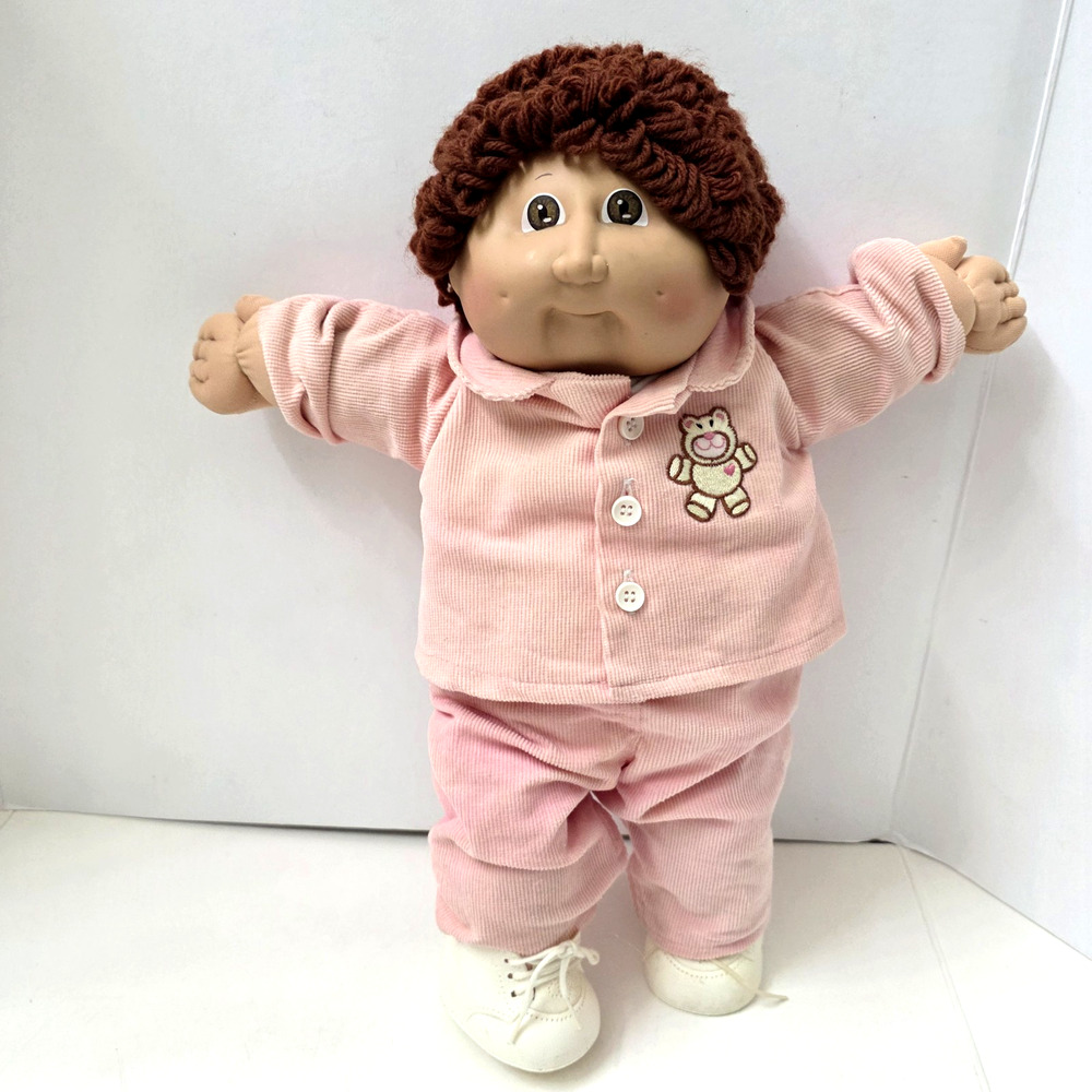 1984 Cabbage Patch Kids Doll Xavier Signature Original Outfit Diaper Shoes